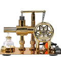 Ready To Run Stirling Engine Educational Kit No Assembly Needed Desktop Science Toy With USB LED Lights displayed on a surface