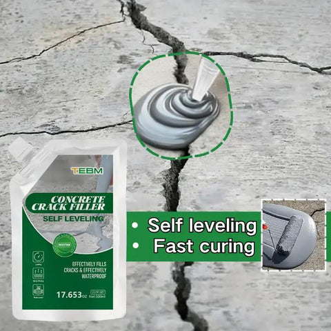 Tough As Nails High Heat Concrete Crack Filler For Outdoor Kitchens And Fire Pits With Heavy Duty Masonry Sealer in gray tube.
