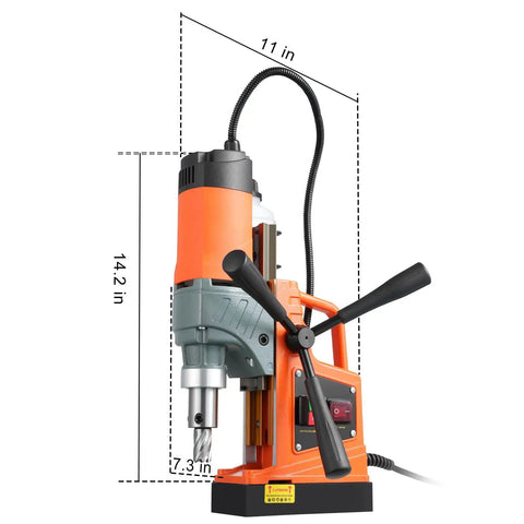Killer Magnetic Drill Press Packing Heavy Duty Electric Core Drilling Muscle 1450W Copper Motor 14.2 inch height