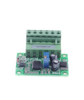 Front view of a 0 to 500 Hz To 0 to 10 V Frequency To Voltage Converter Module For PLCs Inverters And Motion Control 5V 12V 24V Input.