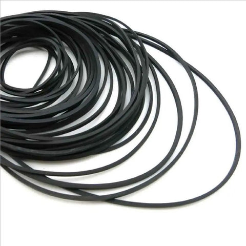 Bundle Of 30 To 40 Pulley Belts For DIY Toy Module Car Black Rubber Drive Belts With Diameters From 3cm To 8cm Dope For Small Engines And DIY Robot Projects