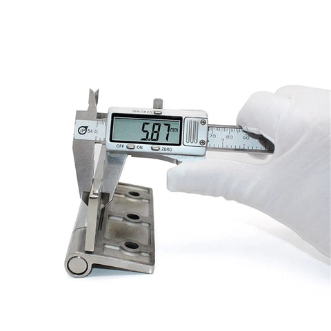 Measuring Heavy Duty Cabinet Door Hinge Made From 304 Stainless Steel With Polished Finish Premium Load Bearing Foldable Industrial Gate