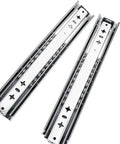 Heavy Duty 260 Lb Locking Drawer Slides With Full Extension And Ball Bearing Rollers For Smooth, Quiet Operation In Cabinets, Chests, Or Tool Drawers Everyday Use. Steel pair