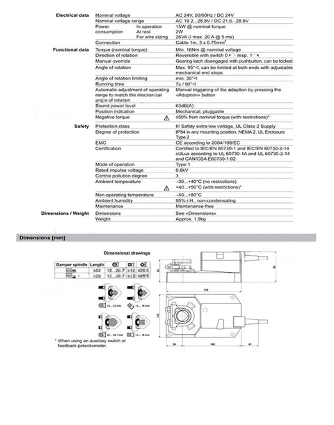 Top Shelf 24 Volt Modulating Damper Actuator Built Like A Tank For Rapid Hvac Zone Swaps Rock Solid Reliability Hassle Free Installation Long Run Service Life For Air Handlers