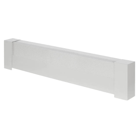 Heavy Duty Baseboard Heater Cover 3 Ft For Easy Bedroom Replacement Steel Front Panel Cover White Finish Standard Size