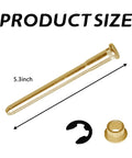 4 Piece Door Hinge Pins And Bushings Kit For Ford F100 F150 F250 F350 And Bronco 1980 1985 And 1996 Models, 5.3-inch pin