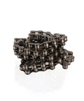 Heavy Duty Roller Chain For Single Speed Electric Side Drive Bike Transmission, 410 metal chain stack, durable and efficient.