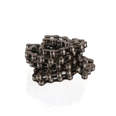 Heavy Duty Roller Chain For Single Speed Electric Side Drive Bike Transmission, 410 metal chain stack, durable and efficient.
