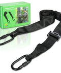 Tree Climbing Linemans Belt For Hunting With One Hand Adjustable Length And Safety Tether Set Up Climbing Sticks