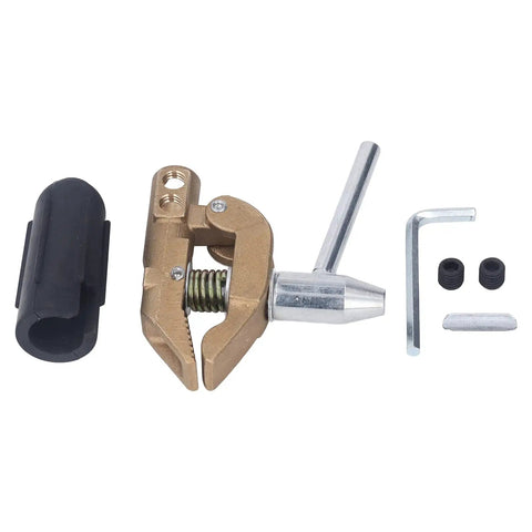 Heavy Duty Brass Welding Ground Clamp With 800 Amp Capacity And Huge 32mm Jaw Opening parts including clamp and accessories