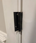 Installed Stainless Steel Hinge Repair Shims Kit For Quick Door Alignment With Nonslip Metal Spacers 10 Pack No Fuss DIY