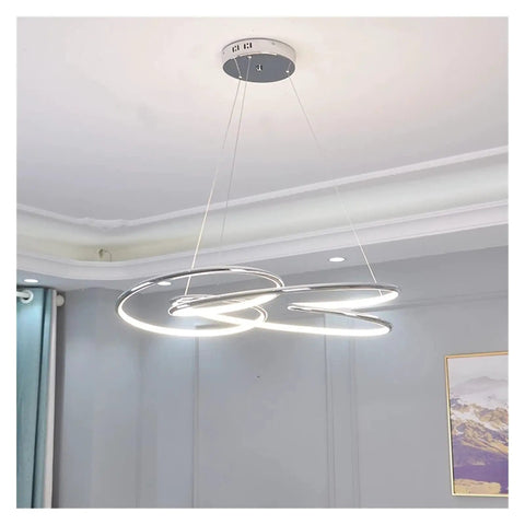 Sleek Modern Led Pendant Light For Kitchen And Office Featuring Minimalist Hanging Setup With Smooth Eye Friendly Warm Glow Low Wattage Efficiency That Creates A Killer Home Decor Vibe, with a modern circular design.