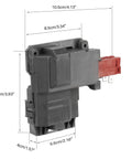 Washer Door Lock Switch With Door Strike Replacement For Frigidaire Electrolux Kenmore Crosley GE Front Load Washers, dimensions view
