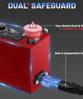 Electric Honey Extractor For 4 And 12 Frame Sets With Protective Cover And 2nd Gen Intelligent Control safety button and cable