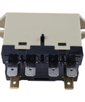 Enclosed Power Relay G7L-2A-TUBJ-CB DPST-NO with Test Button for 200-240VAC, quick-connect terminals, flame-resistant housing