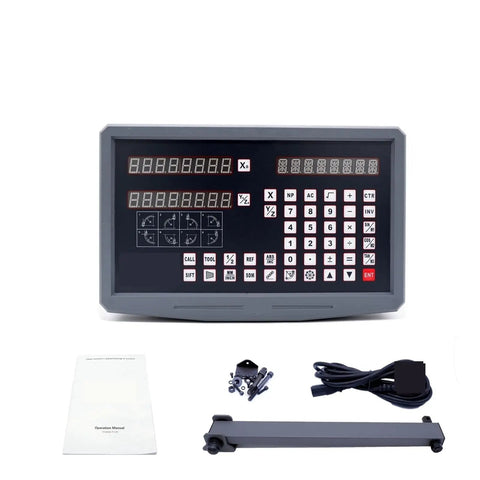Grating Ruler For Lathe Milling Drill EDM And CNC Machines 2 Axis Digital Readout And Linear Scale Sensor High Precision