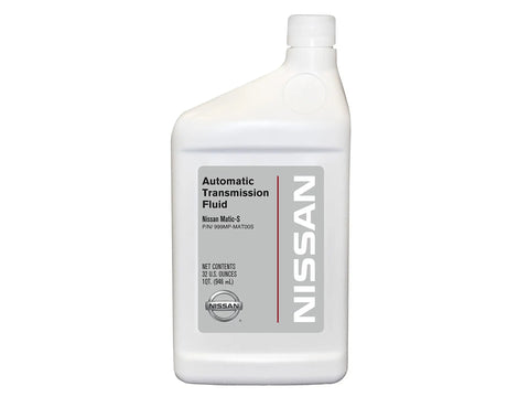 Nissan Matic-S Transmission Fluid 999MP-MTS00P single quart bottle, genuine OEM for smooth shifts and longevity in automatics.