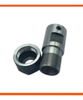 Heavy Duty Chuck Spindle Motor Shaft Extension Rod For Milling And Lathes Ensures Stable High Speed CNC Cutting Reduces Vibration Improves Finish With Durable Hard Steel Build, featuring threaded ends.