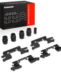Premium Front Left And Right Disc Brake Hardware Kit For Chevy City Express Nissan Frontier Leaf And Nv200 Smooth Stop Power A Plus Gear brake clips and boots set