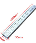 Removable Stainless Steel Channel Drain Kit With Grates For Outdoor Driveways And Patios, Weatherproof French Drain System dimensions