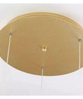 Modern Stair Chandelier Pendant Lights Indoor Lighting Ceiling Lamp Hanging Light Led Chandeliers mounting plate in gold finish.