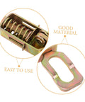 Heavy Duty Toggle Clamp Latch For Truck Bed And Tool Box Adjustable Metal Spring Hasp close-up of spring mechanism