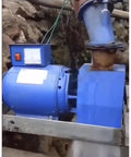 1500W Micro Hydro Water Turbine Generator For Outdoors 220V With Voltage Indicator Stable To 1500 RPM Operation Rugged Cast Iron Shell Off Grid River Power