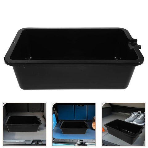 Heavy Duty 6 Liter Oil Catch Pan Tray With Sturdy Handles For Car Maintenance Drain Bowl Plastic Oil Drain Pan Resists Cracks And Corrosion