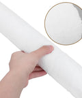 White Fiber Paint Roller Sleeve For Small Frames, Hella Smooth Low Lint Cover held in hand, showing soft texture for easy painting.