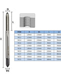 Machine Taps Set For DIYers And Pros, High Precision Threading Tools For Consistent Cuts In Metal, Versatile Workshop Tap Kit For Machining, Repair, And Fabrication Projects. M3.5 HSS tap size chart