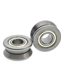 Workhorse Grade V Groove Ball Bearings 10x30x14mm Lv20/10ZZ metal construction designed for smooth gliding in heavy carts.
