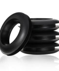 10 Pack Versatile Rubber Grommets 1 Inch ID 25mm Wire Hole Grommets Eyelet Ring Gasket for Cable Protection, black rubber rings