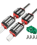 Built Tough 20MM Square Linear Guide Rail Kit With SFU Ball Screw And Solid Bearing Supports for CNC builds and mods