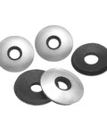 60 Piece Heavy Duty Sealing Washers 1/4 Inch By 3/4 Inch featuring stainless steel and rubber components for leak-proof use.