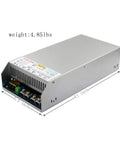 Beefy 2000W Switching Power Supply With PFC Wide 110 to 240V AC Input To 24V DC 83A Output Perfect For CCTV Systems Computer Projects LED Strip Lights And 3D Printers, silver metal case 11 x 5.5 x 2.6 in