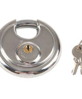 Heavy Duty Waterproof Stainless Steel Padlock For Backpacks Drawers And Luggage Rust Proof Keyed Security Lock with keys included.