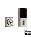 Square Smart Lock Second Gen With SmartKey Security And Home Connect For Smooth Home Automation Z Wave Plus Deadbolt In Satin Nickel Keyless