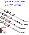 Miniature Linear Rail Slide Kit With Guide And Carriage For 3D Printers From 100Mm To 550Mm Length Range H Series Compatible