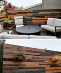 Buckwild Aging Wood Stain Drops Real Barnwood Charm On Any Deck Making Weathering A Hassle Free Experience on deck furniture with stained wood wall.