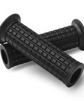 25mm One Inch Universal Vintage Motorcycle Hand Grips with Open End Anti Slip TPU for Cafe Racer Cruiser Dirt Bikes