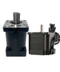 Built Tough Nema 23 Planetary Gearbox Reducer Paired With 57mm Stepper Motor, heavy duty design for CNC router upgrades.