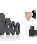 Heavy Duty 120 Pcs Flat Rubber Washers Assortment Kit With 6 Sizes 12mm 16mm 18mm 20mm 25mm 30mm Flexible Vibration Dampening Pads