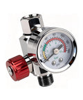 G1 Quarter Inch Air Pressure Regulator Kit With Gauge 0 To 140 PSI Adjustable Flow Control Valve For Pneumatic Tools