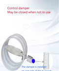 Control damper for No Sweat Solder Fume Extraction Arm With Flexible Ducting, designed for airflow management in industrial settings.