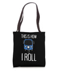 Killer Tuk Tuk Rickshaw Print Tote Bag With Bold East Asia Street Vibes Perfect Carry All Bag For Travelers And Auto Drivers Who Love Bangkok Culture Real Deal Everyday Messenger Bag 16 By 16 Inch, black canvas with blue Tuk Tuk graphic.
