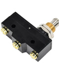 Car Lift Microswitch Snap Action Plunger 25A SPDT Overtravel Up Button Raise For BE2RQ1A4 Power Unit Ideal Replacement Compatible With Benwil Rotary Honeywell And Similar Lift Systems Workhorse Quality black housing with metal plunger