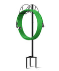 Heavy Duty Garden Hose Stand Freestanding In Ground Hose Rack Organizer For Outdoor Yard Holds Up To 150 Feet Of Hose With Round Tube Beefy Built