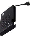Heavy Duty 500GB Portable External Hard Drive Usb 3.0 with keypad for secure access and rugged design.