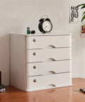 Rustic Wood Desk Organizer With Locking Drawers For Home Office And School Solid Wood Desktop File Cabinet on tabletop