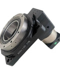 Heavy Duty Hollow Rotary Actuator With Slick Rotation Platform Built Tough For Shop Projects Featuring A Solid Cast Iron Frame and compact design.